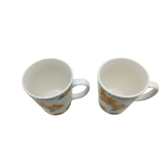 vintage american atilier home stoneware tournesol s385 coffee/tea cups - Picture 2 of 4